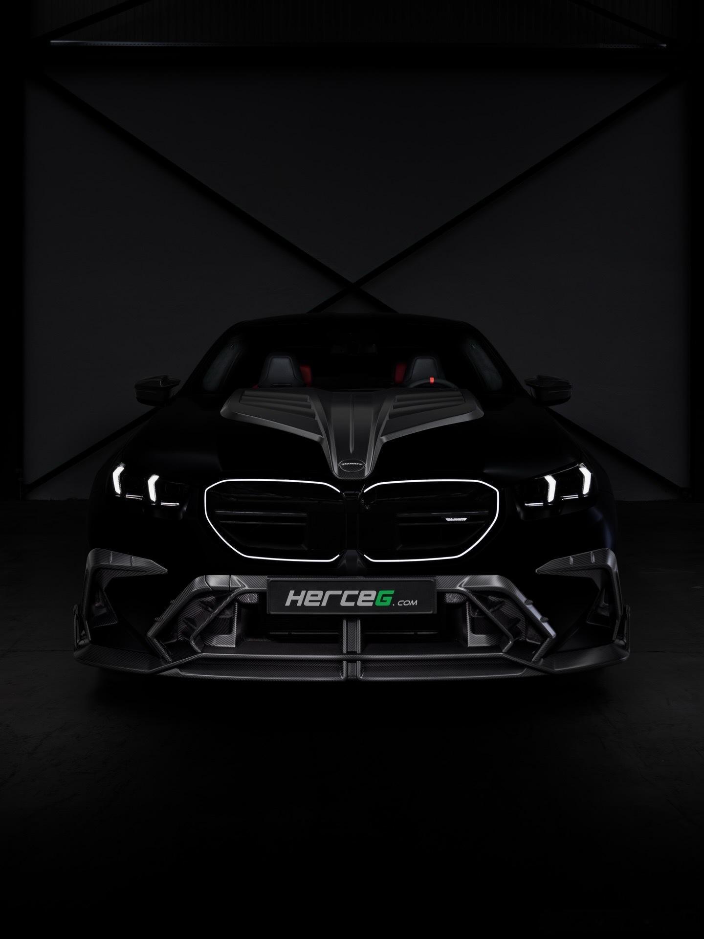 宝马M5MANSORY。第二部分。-新款碳纤维前唇-进气格栅分流器-后扩