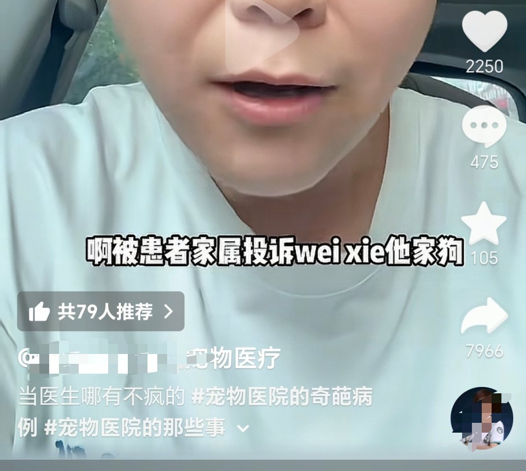 一个女兽医被一个女客户投诉。。。。