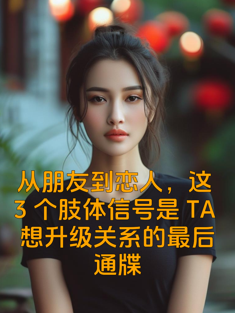 从朋友到恋人，这3个‘肢体信号’是TA想升级关系的最后通牒