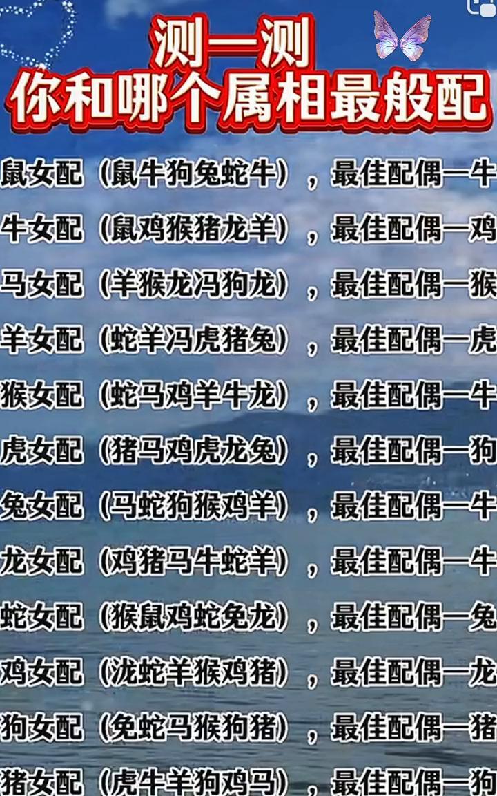 测一测你和哪个属相最般配？·鼠女配(鼠、牛、狗、兔、蛇、牛)，最佳配偶一牛。
