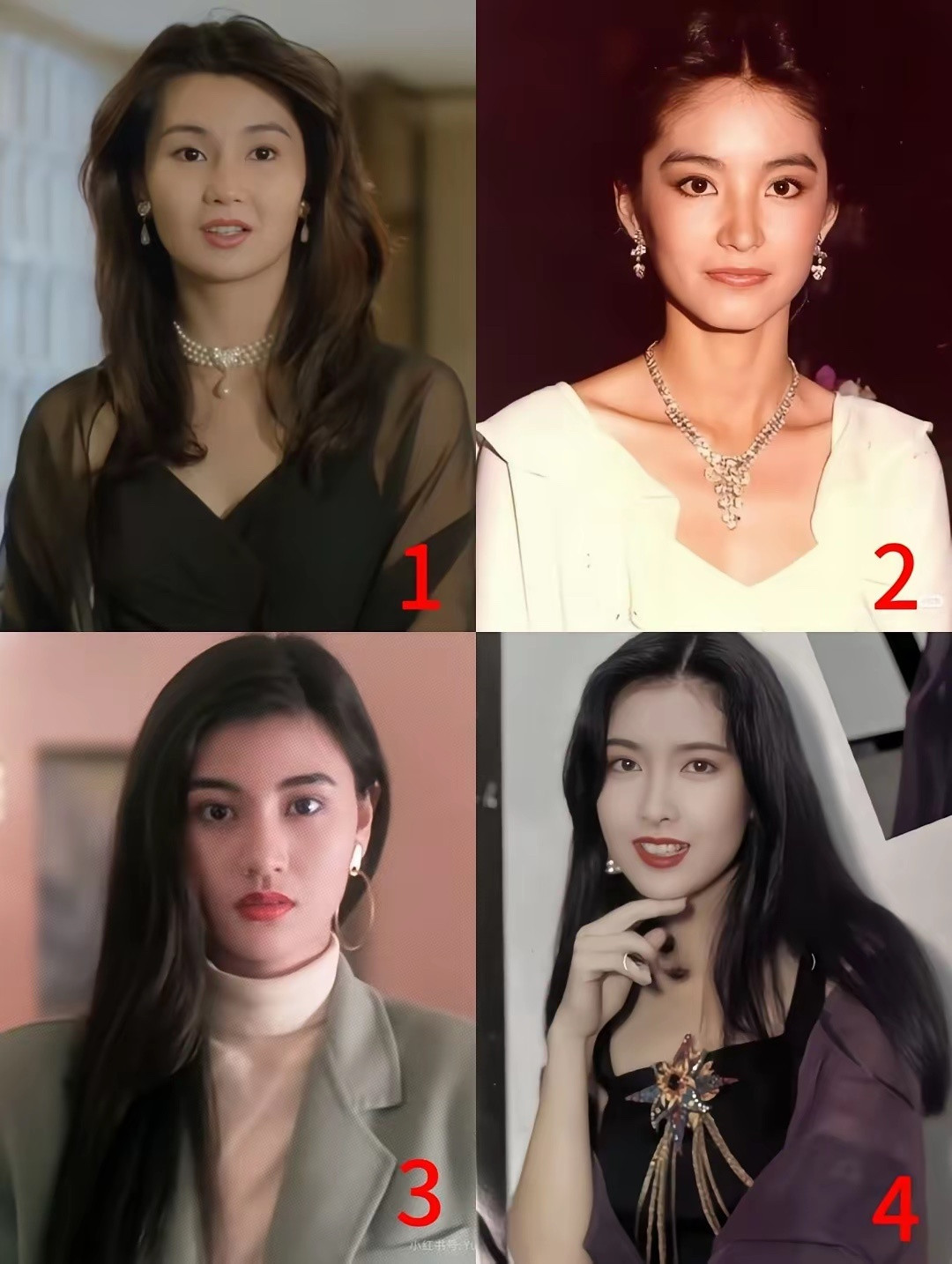 从颜值上来说，你给她们四人的排名顺序是？