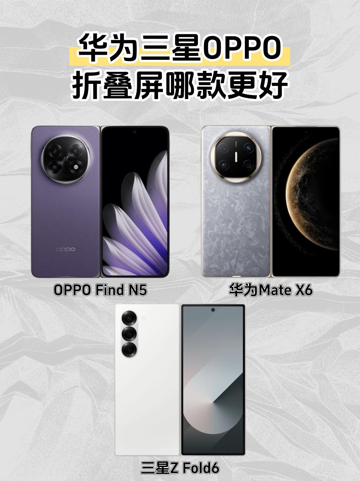 618换折叠屏，华为三星OPPO哪款更值得入？最近618，朋友打算换折叠屏试