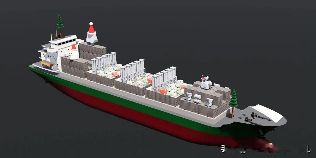 A射B导的海面玩法！护卫商船队的055其实就是全能舰...商船集装箱船啥复