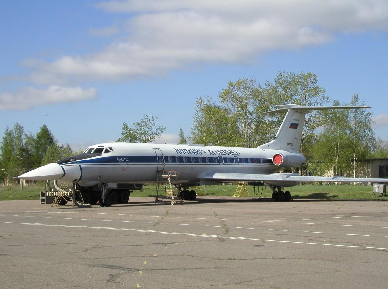 Tu-134Sh：披上苏-34“鼻子”的雷达试验机这架外形奇特的图-134Sh