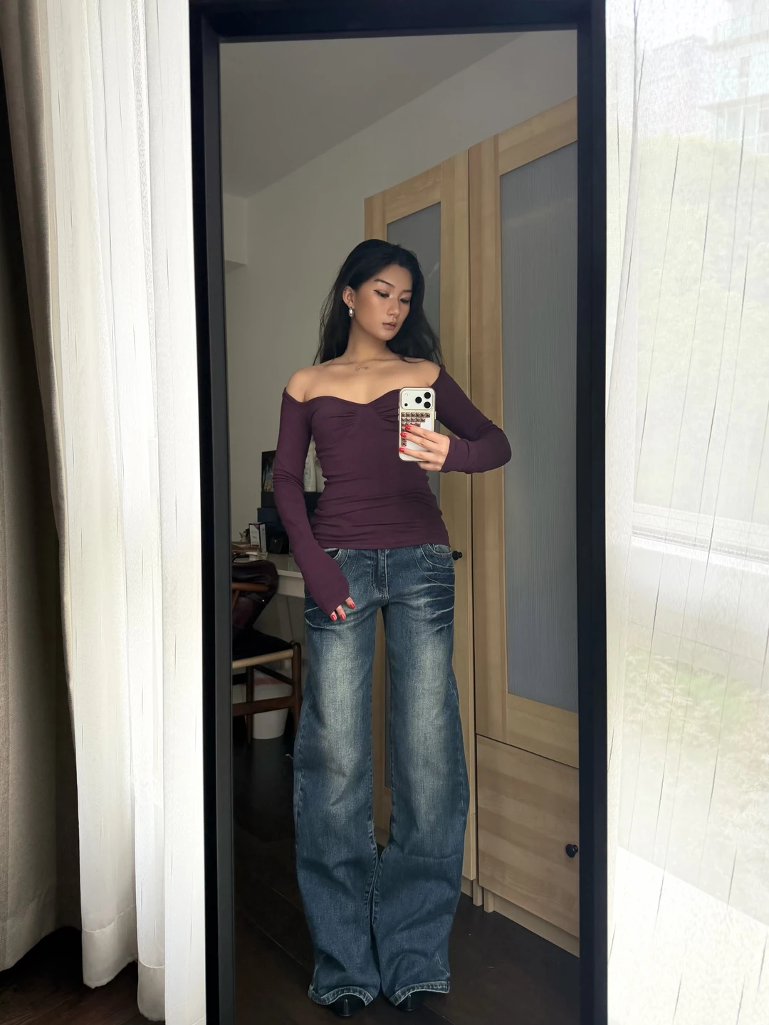 版型好完美的牛仔裤