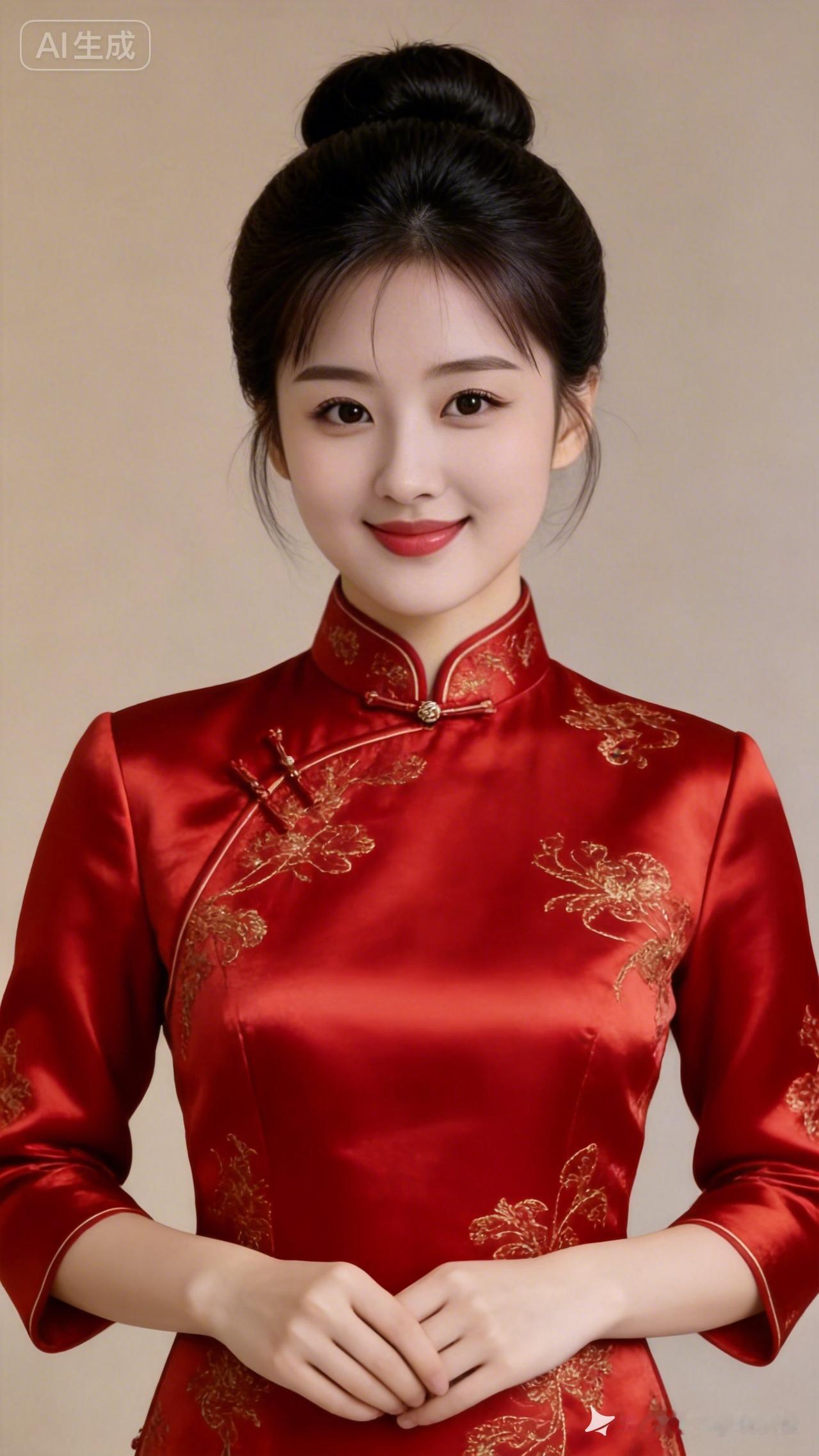 优雅红衣，古典韵味，尽显东方之美！