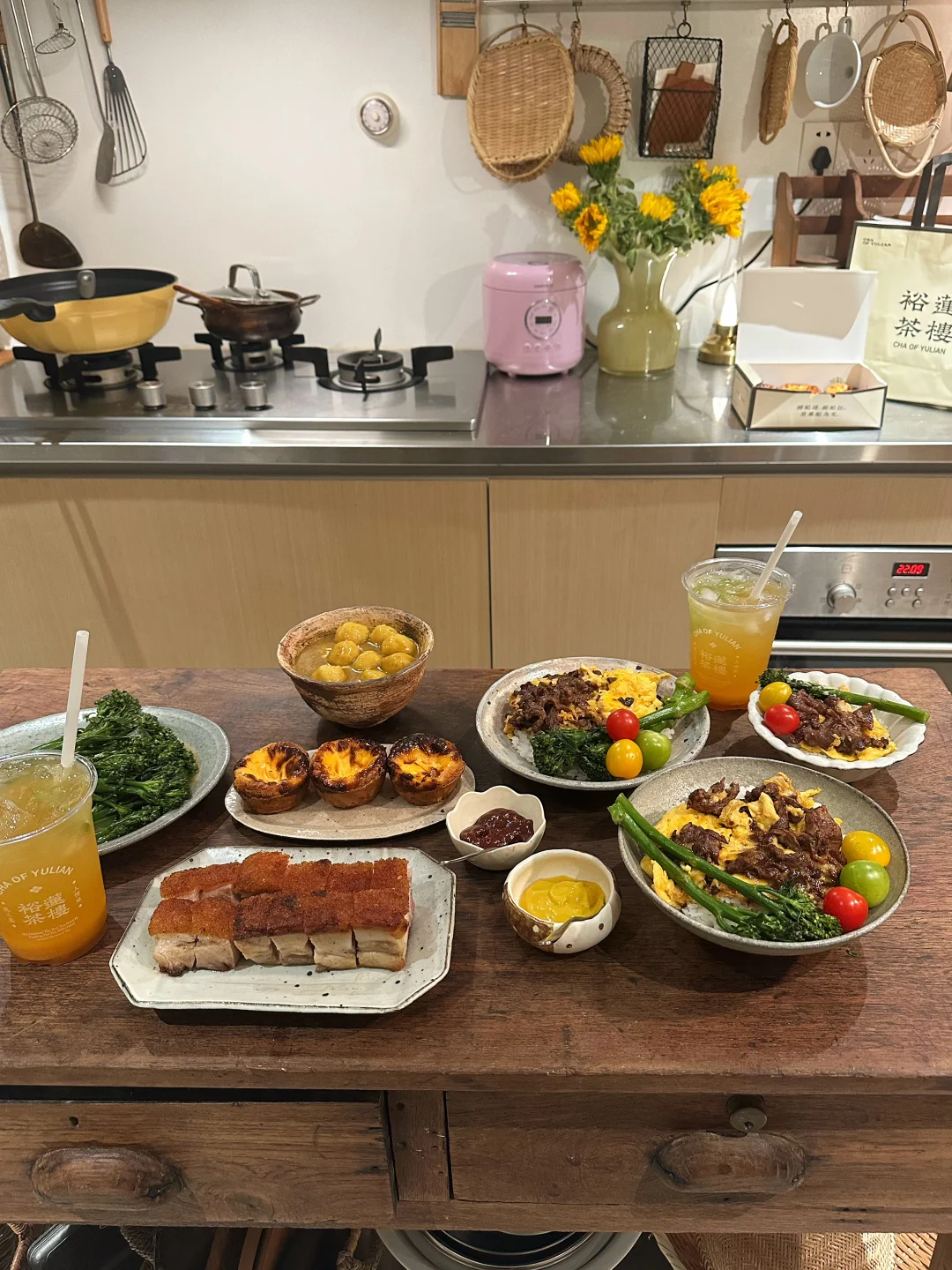 🧋厨房变身茶餐厅🥧“食咗饭未啊？”