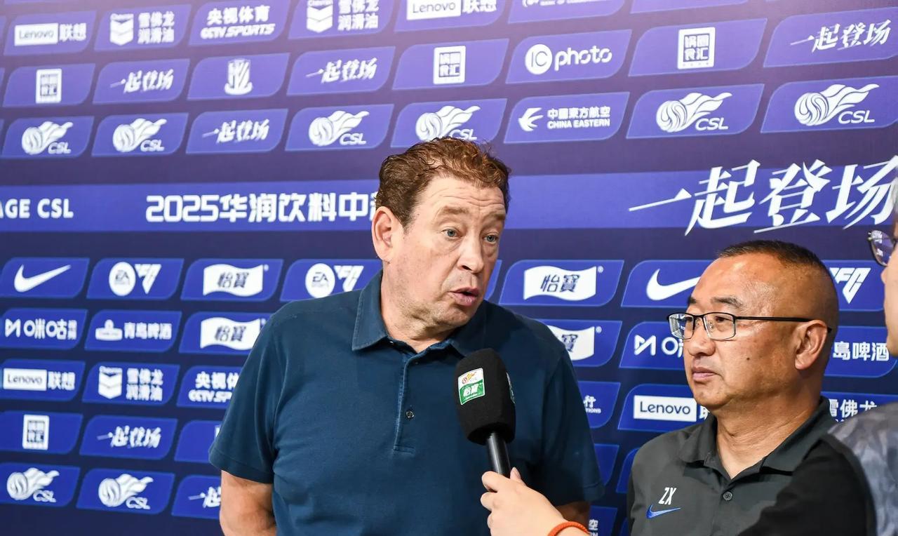 上海申花主教练斯卢茨基在接受采访时被问到，中超联赛恢复后，将会面对北京国安这场天