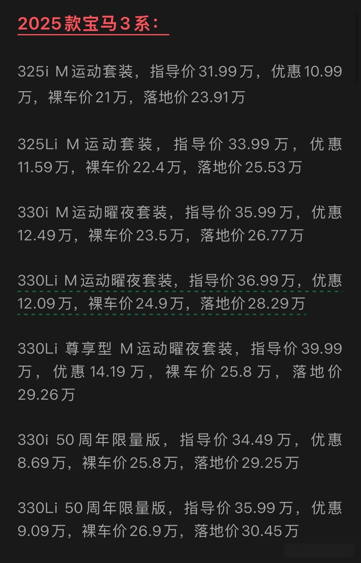 没想到宝马也有今天，21万的宝马3系，18万的宝马i3，也就是原先迈腾的价格买宝
