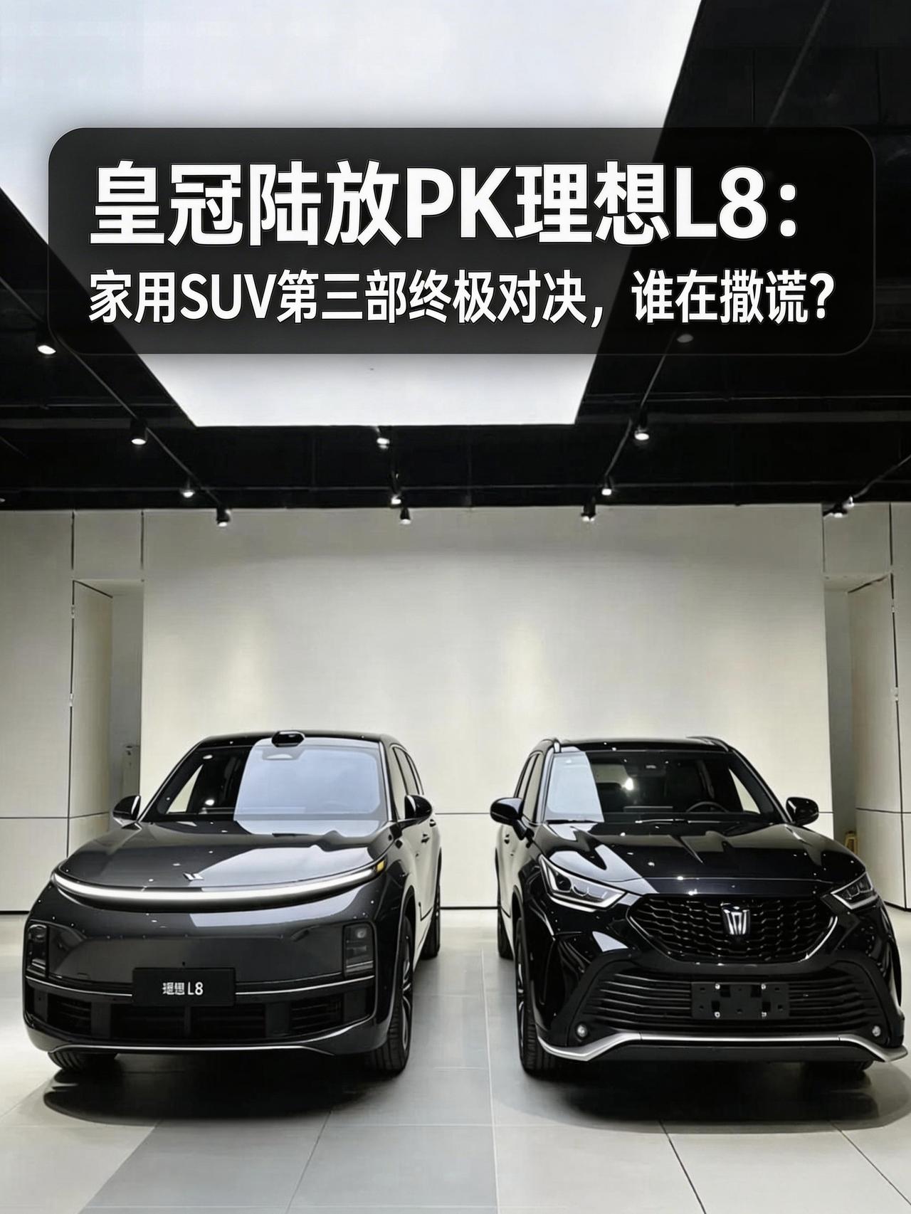 皇冠陆放PK理想L8：第三排对决谁更胜一筹？实测揭秘真相