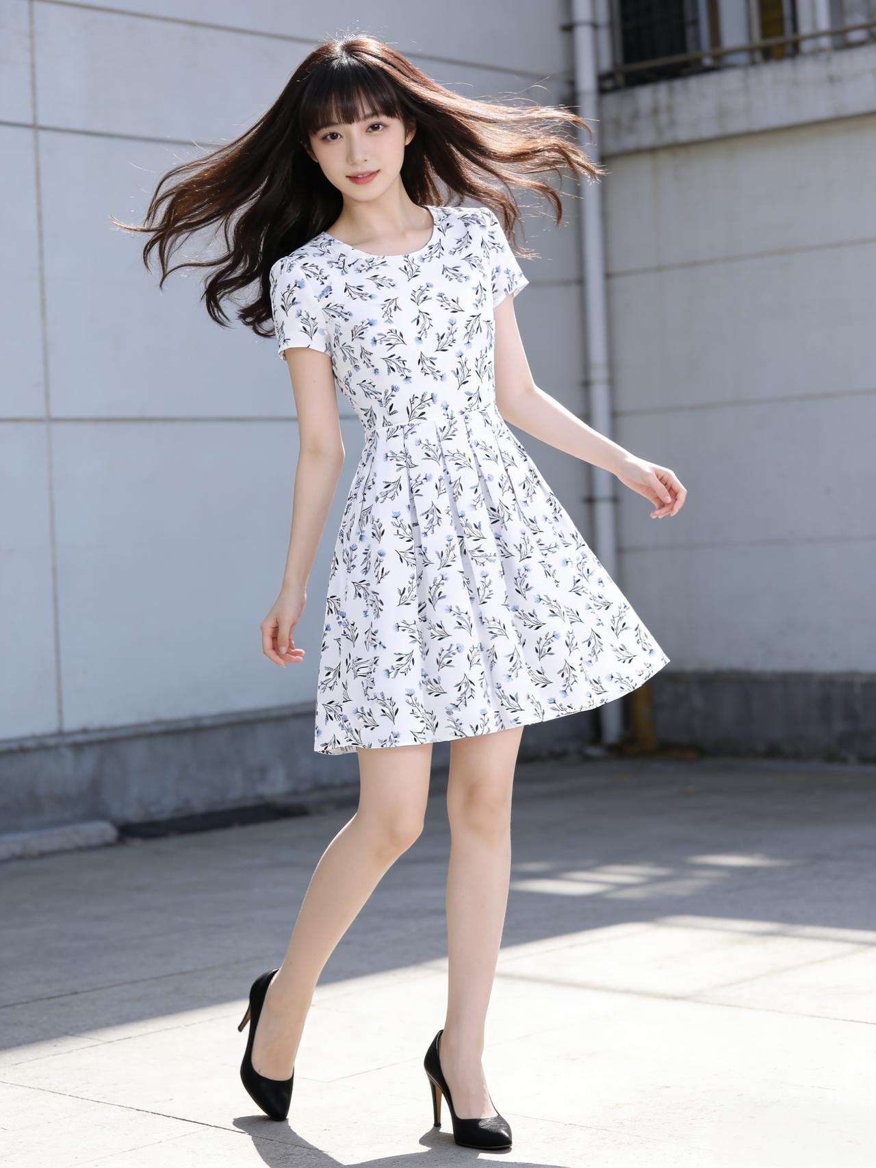 夏日清新连衣裙，轻盈飘逸，甜美动人！🌞👗💃温婉可人连衣裙温柔俏皮连衣裙