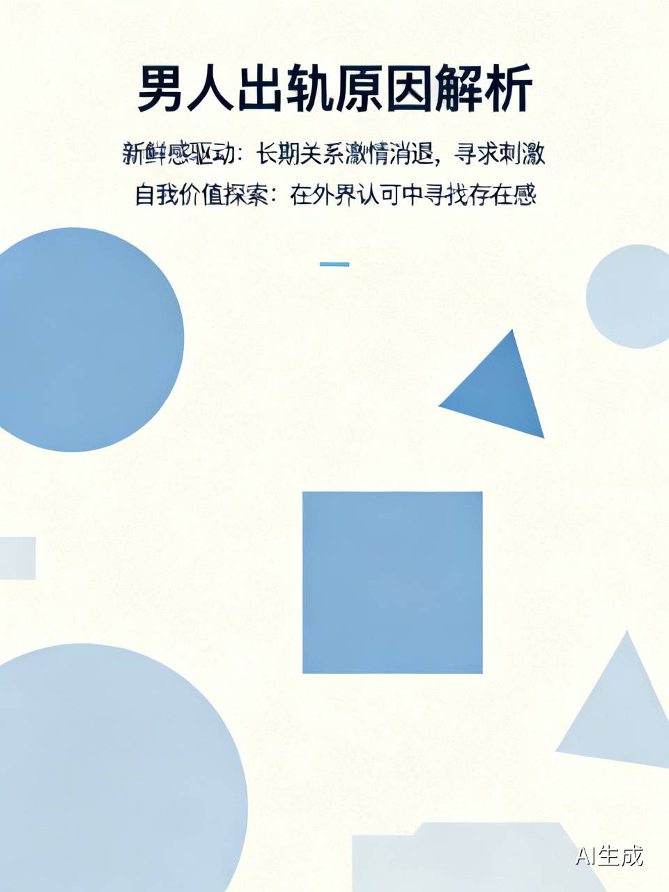 真相：男人出轨，不是自己的妻子多漂亮，多美丽就不出轨，而是想尝试不同的女人这个“真相”，其实已经被无