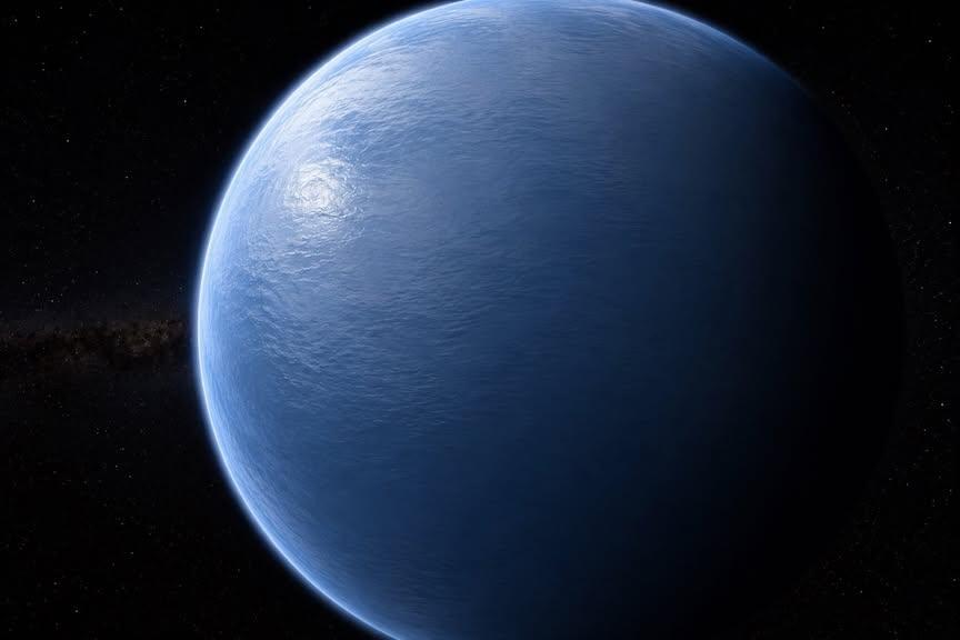 我现在最害怕的就是莫名其妙地跑到TOI-1452b这个星球上，这里完全没有