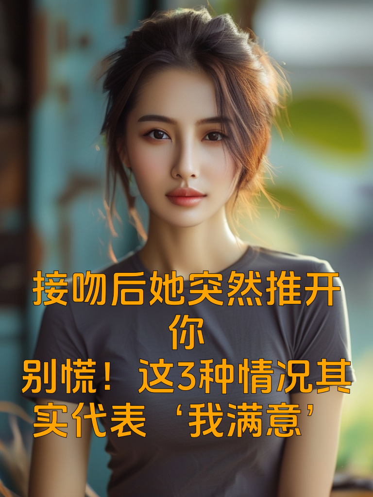接吻后她突然推开你？别慌！这3种情况其实代表‘我满意’