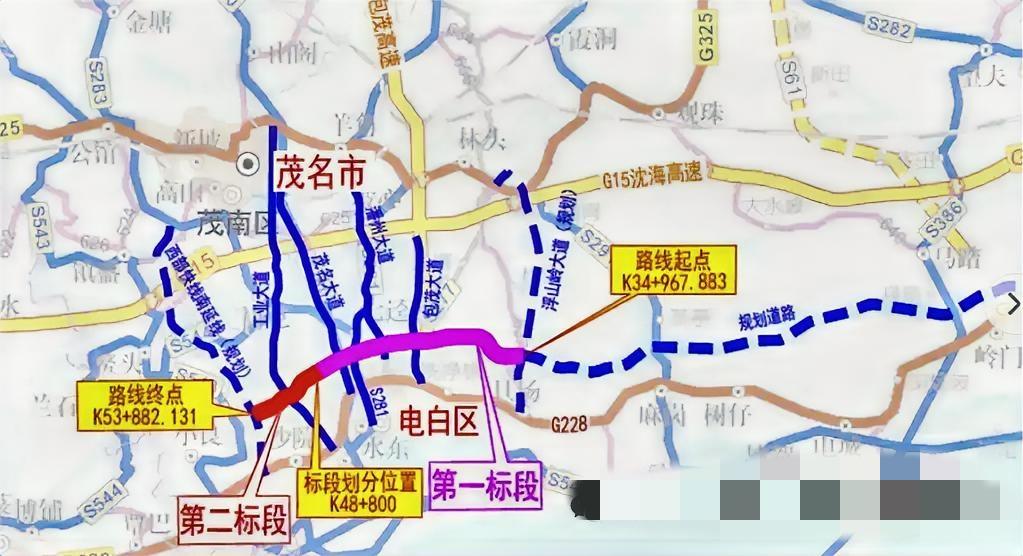 总投资约23.49亿元！茂名东中快线启动施工招标城市交通骨架加速成型20