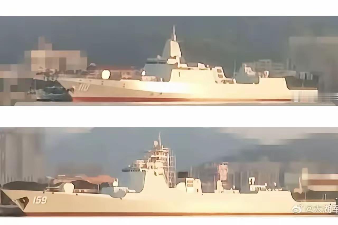 东海舰队这下豪横了，一下子迎来三艘大舰！网图显示，安庆舰已经涂刷舷号110号，看