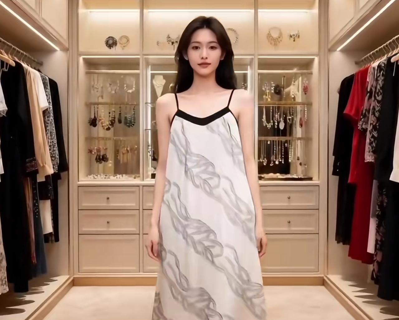 最近这件裙子火了，甚至要创下双十一的销售记录了，只能说曾医生太厉害了。