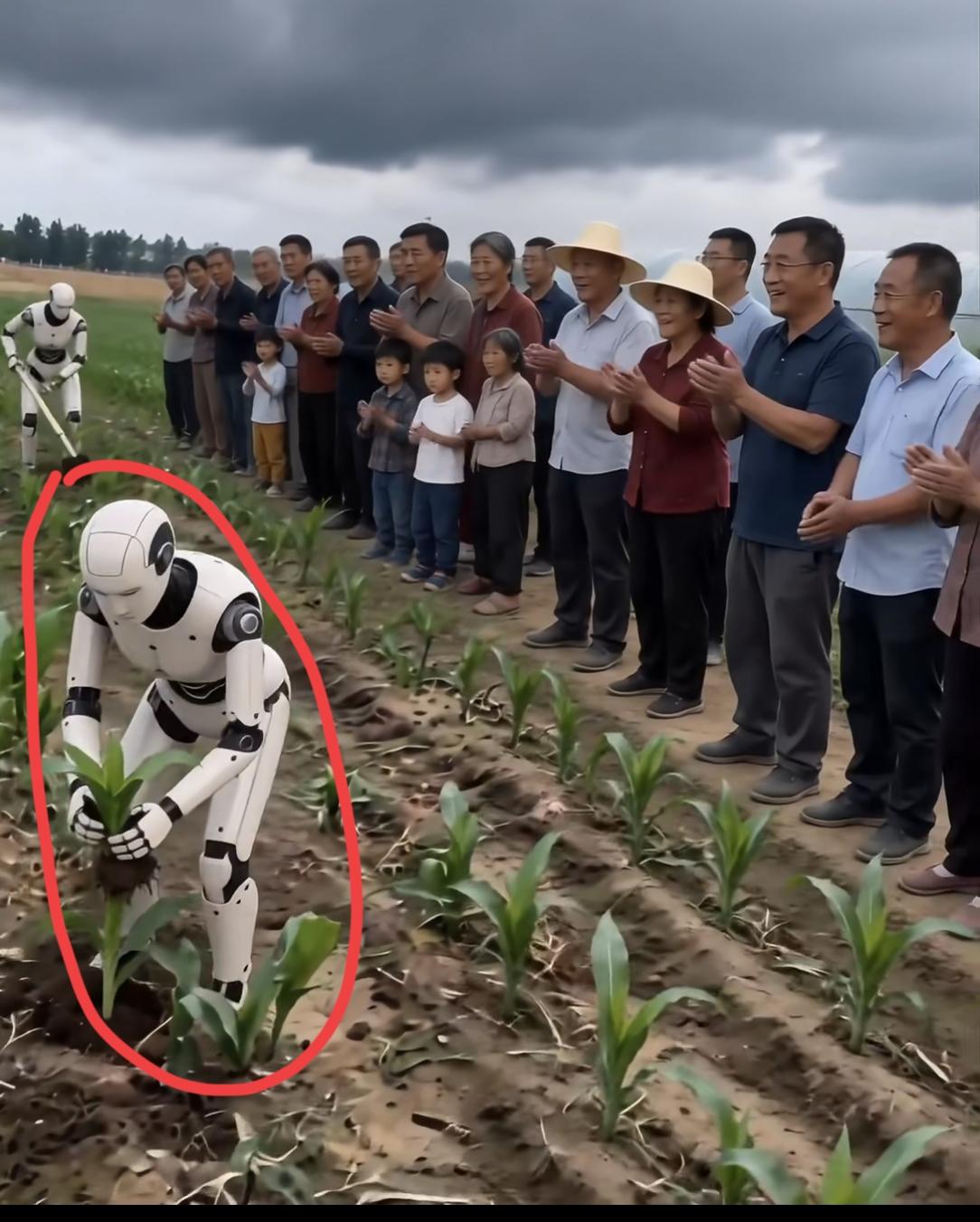 拍手的兄弟可能没有想到以后农民也要失业！机器人未来取代人类很多工作是不可避免的！
