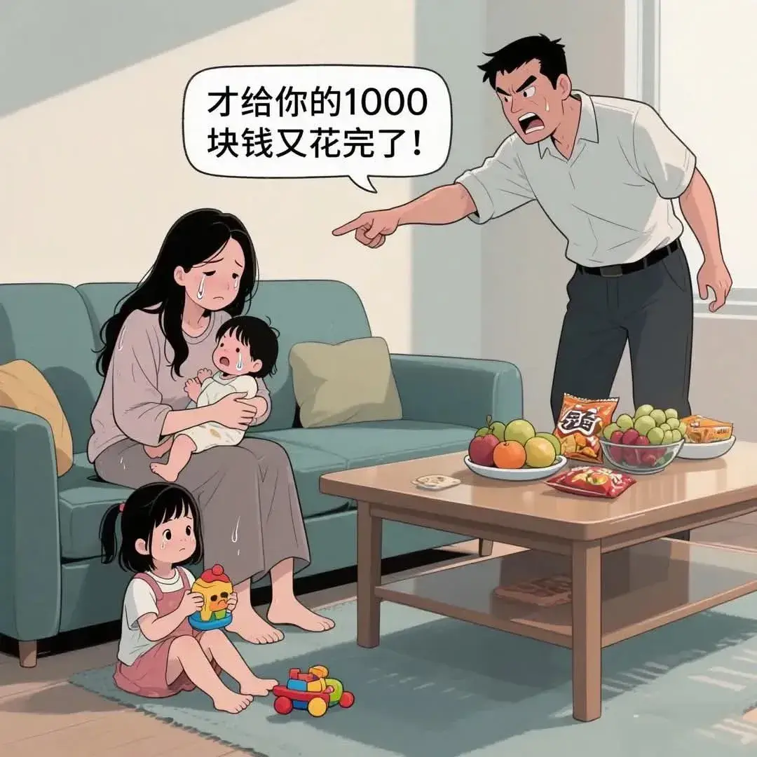 什么是消耗型婚姻，就是你老公给了你1000块钱，你买了柴米油盐，交了水电，