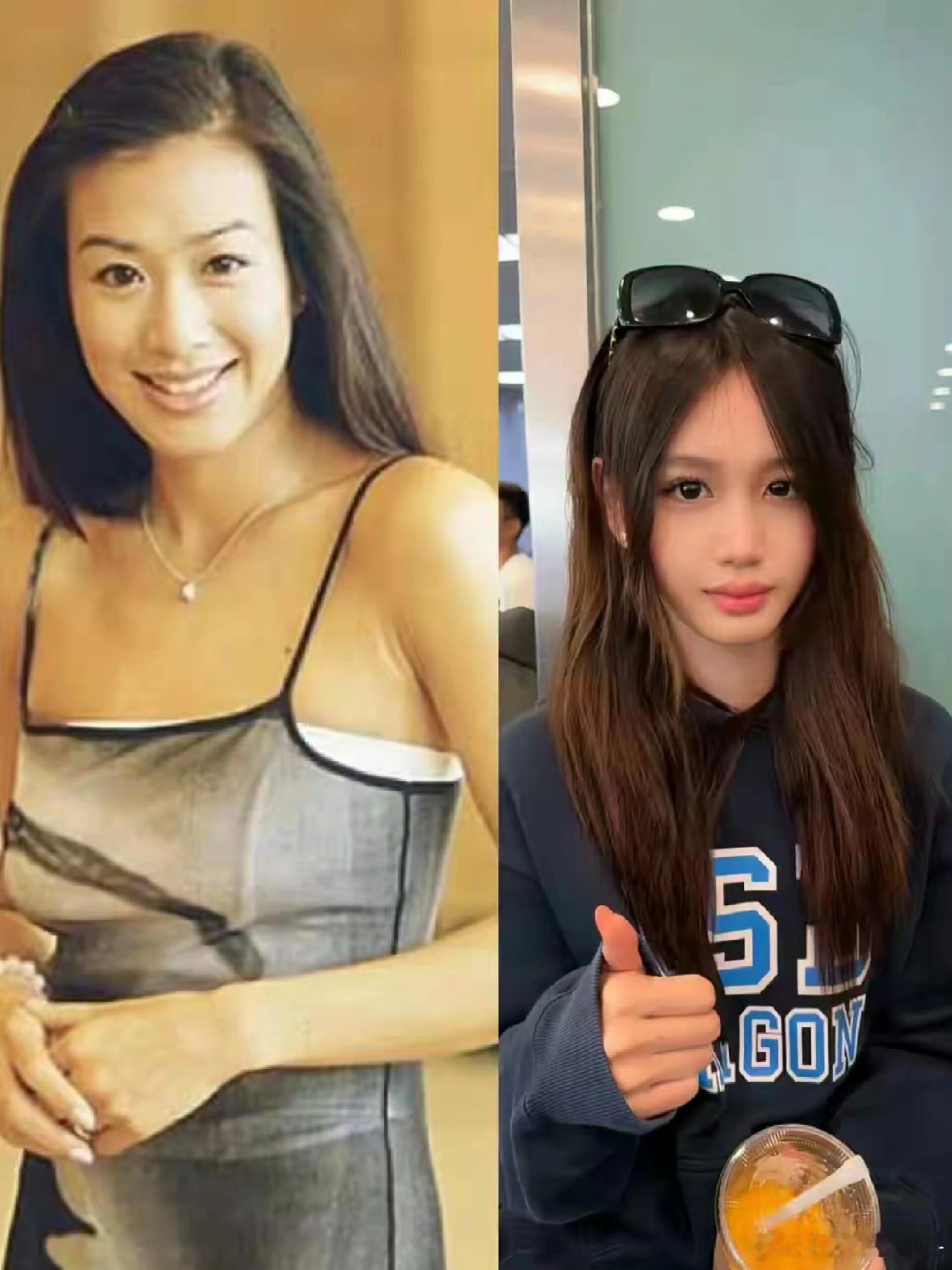 钟丽缇的三个女儿都好漂亮身材也好，会进娱乐圈吗？​​​