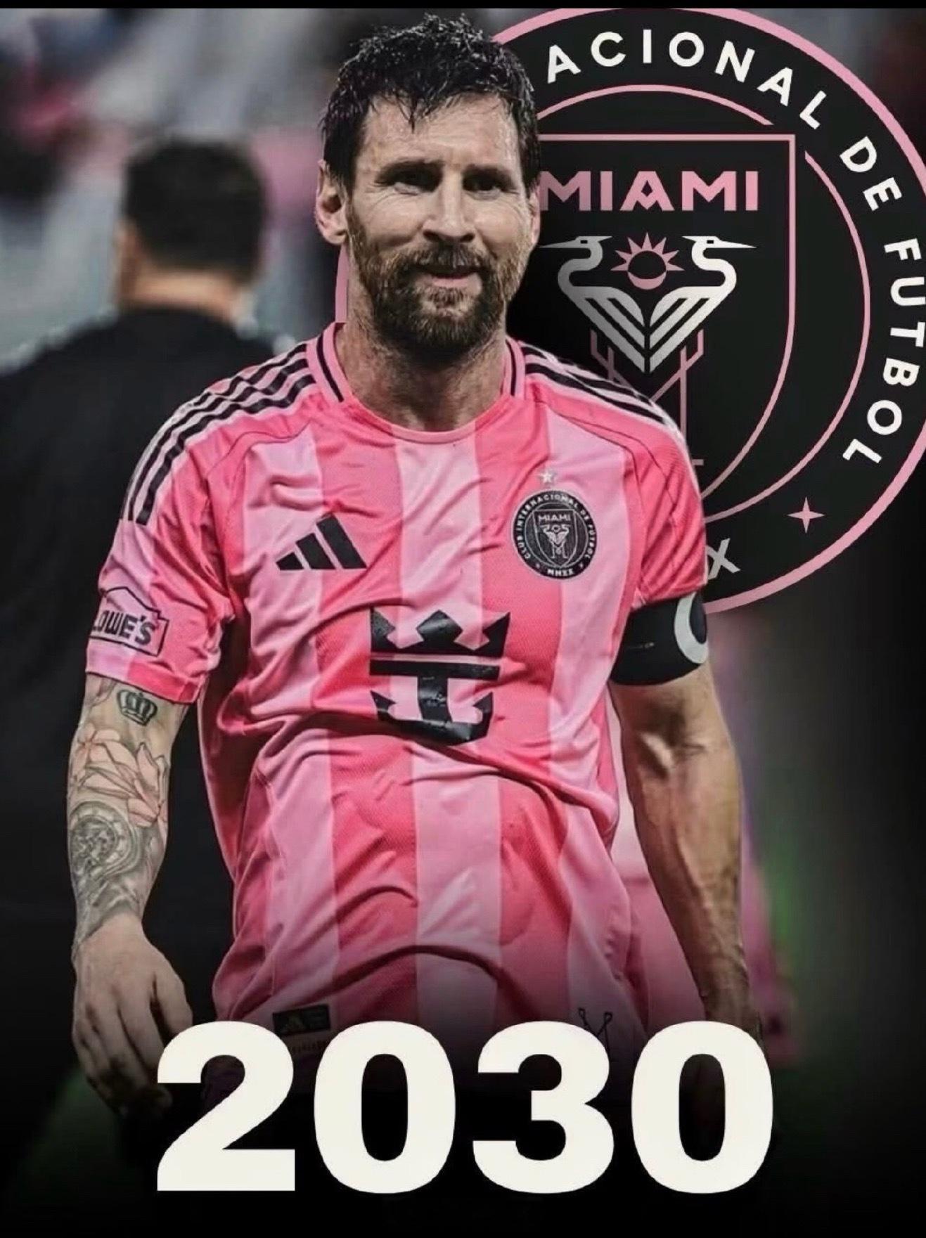 梅西不想退役！阿根廷记者：他想踢到2030年据记者加斯顿·埃杜尔透露，梅西计划继