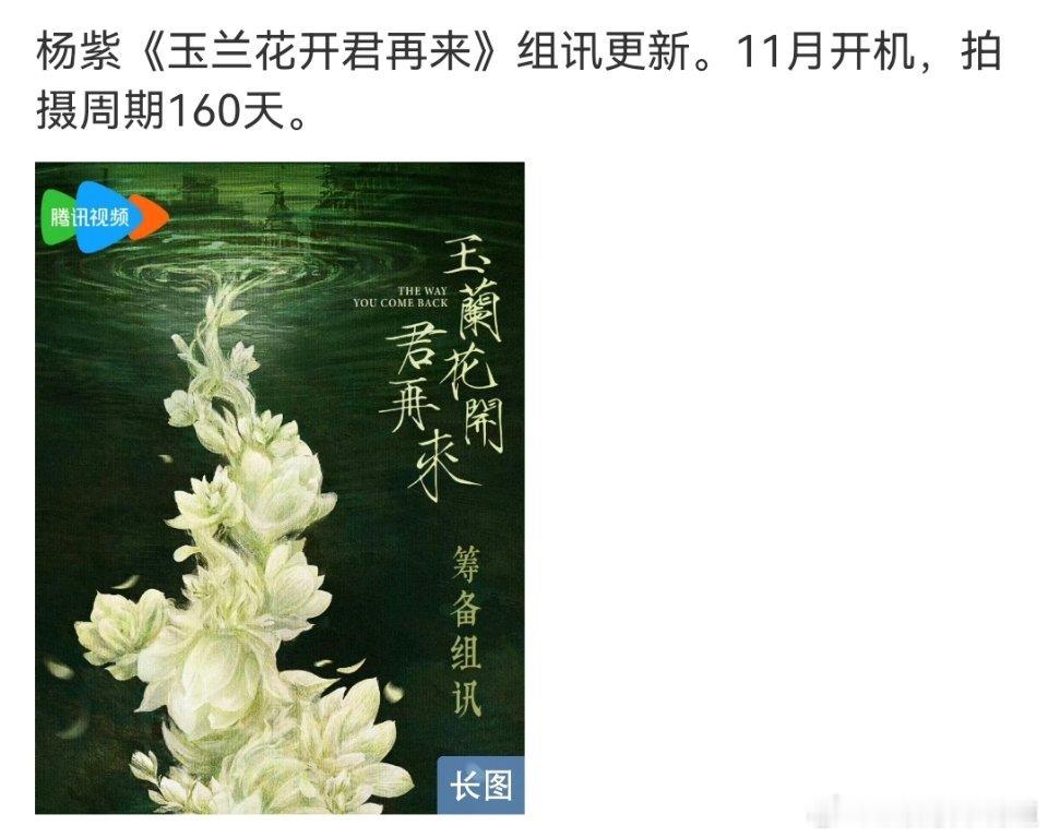 真是死磕杨紫，人家还没说接呢，就直接带人家大名说出组讯了，不过大概率还是会接的，