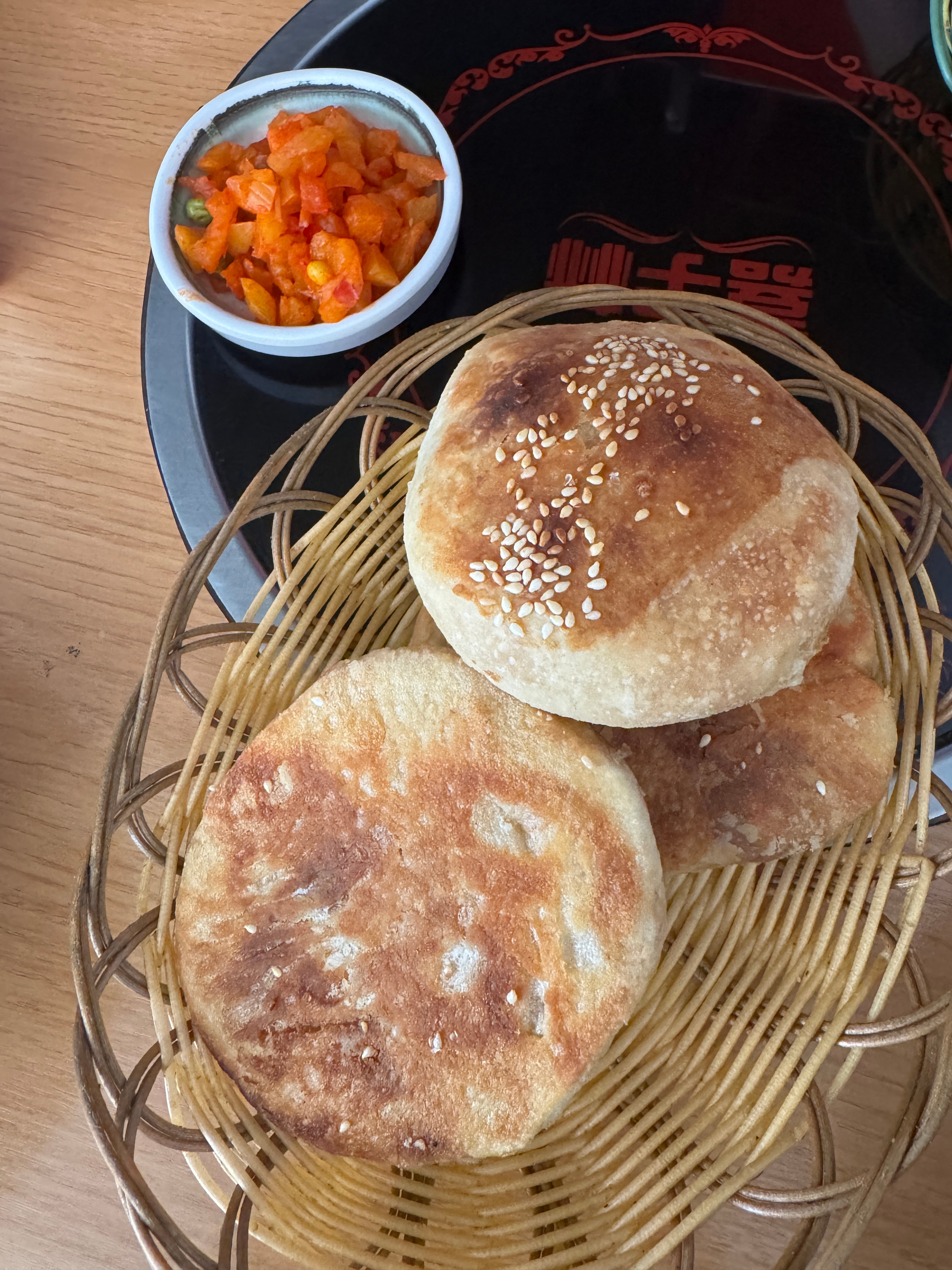 今日工作餐：羊杂汤