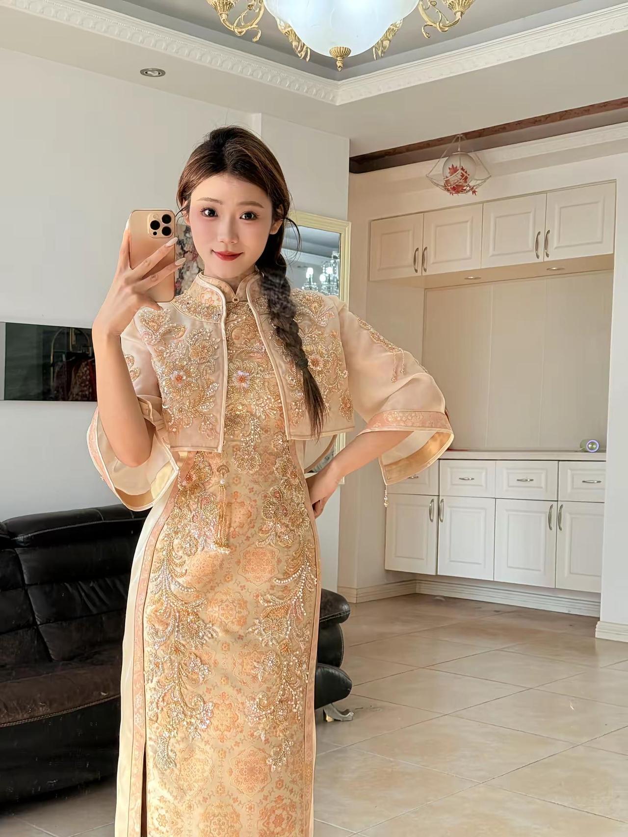 四选一帮我选下哪个好看太纠结了花作衣品牌婚服花作衣最美新娘新中式婚