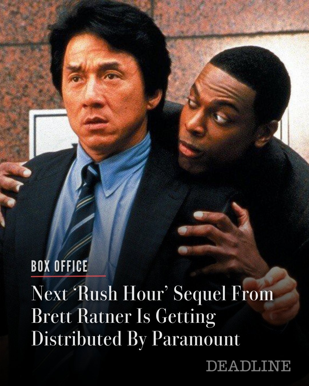 尖峰时刻4开始筹备制作成龙和克里斯·塔克主演《尖峰时刻4》要来了！派拉蒙影业已