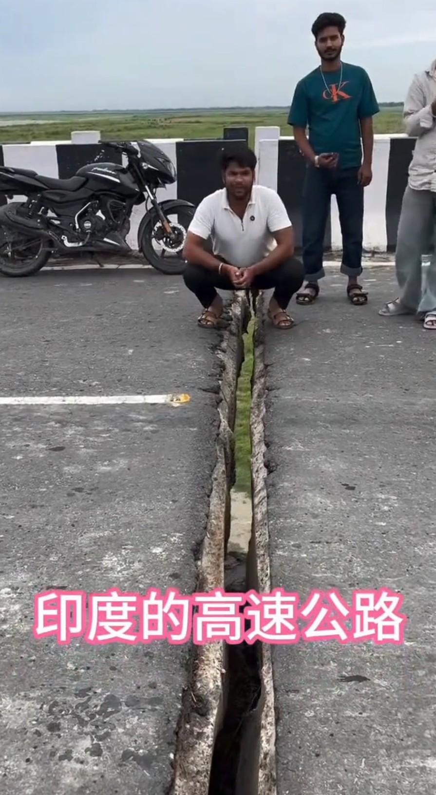 这次真得夸夸印度高速公路的收缩缝工艺，设计十分合理，特别契合印度的基本国情，完美