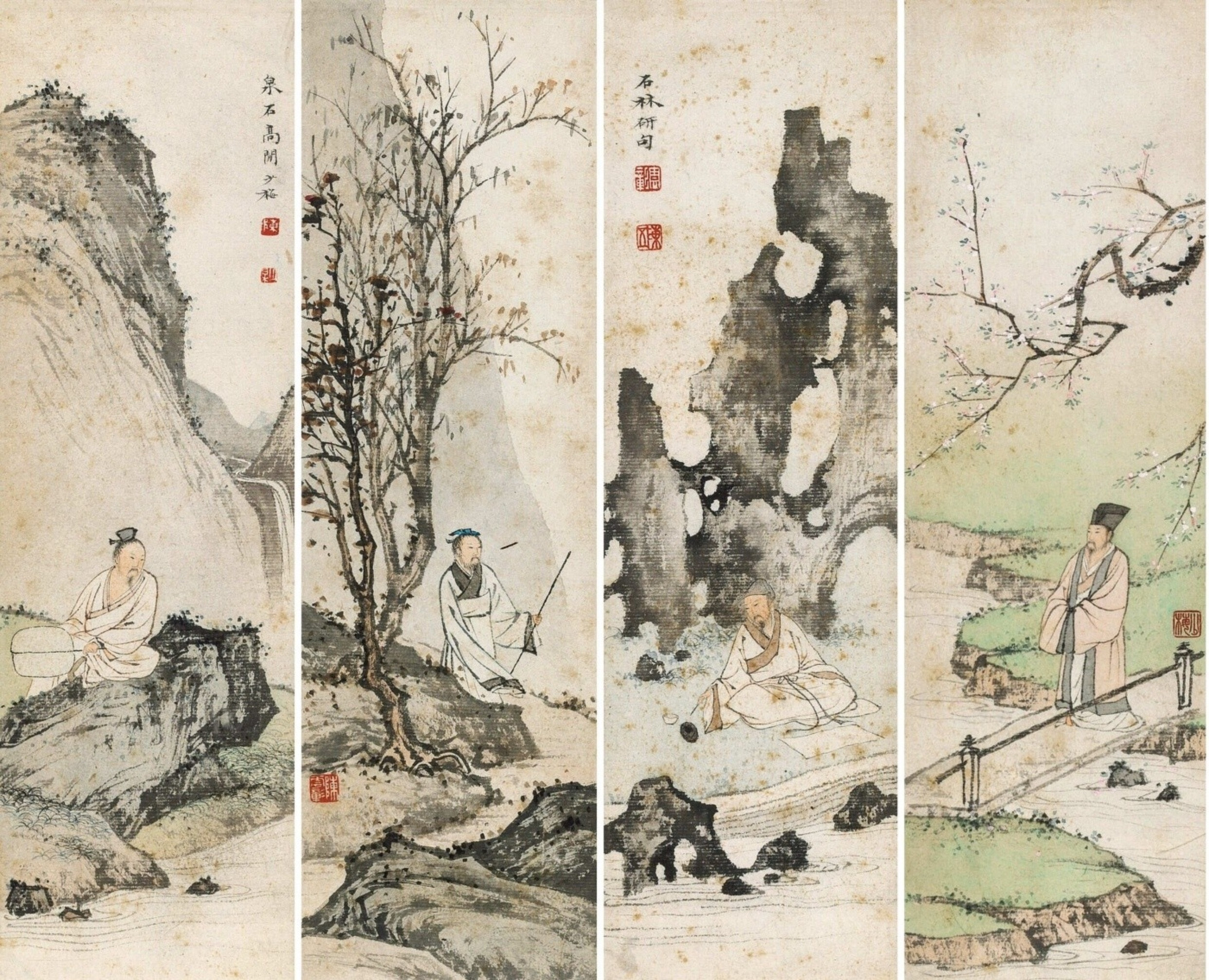 【高士图】陈少梅早安国画雅集​​​