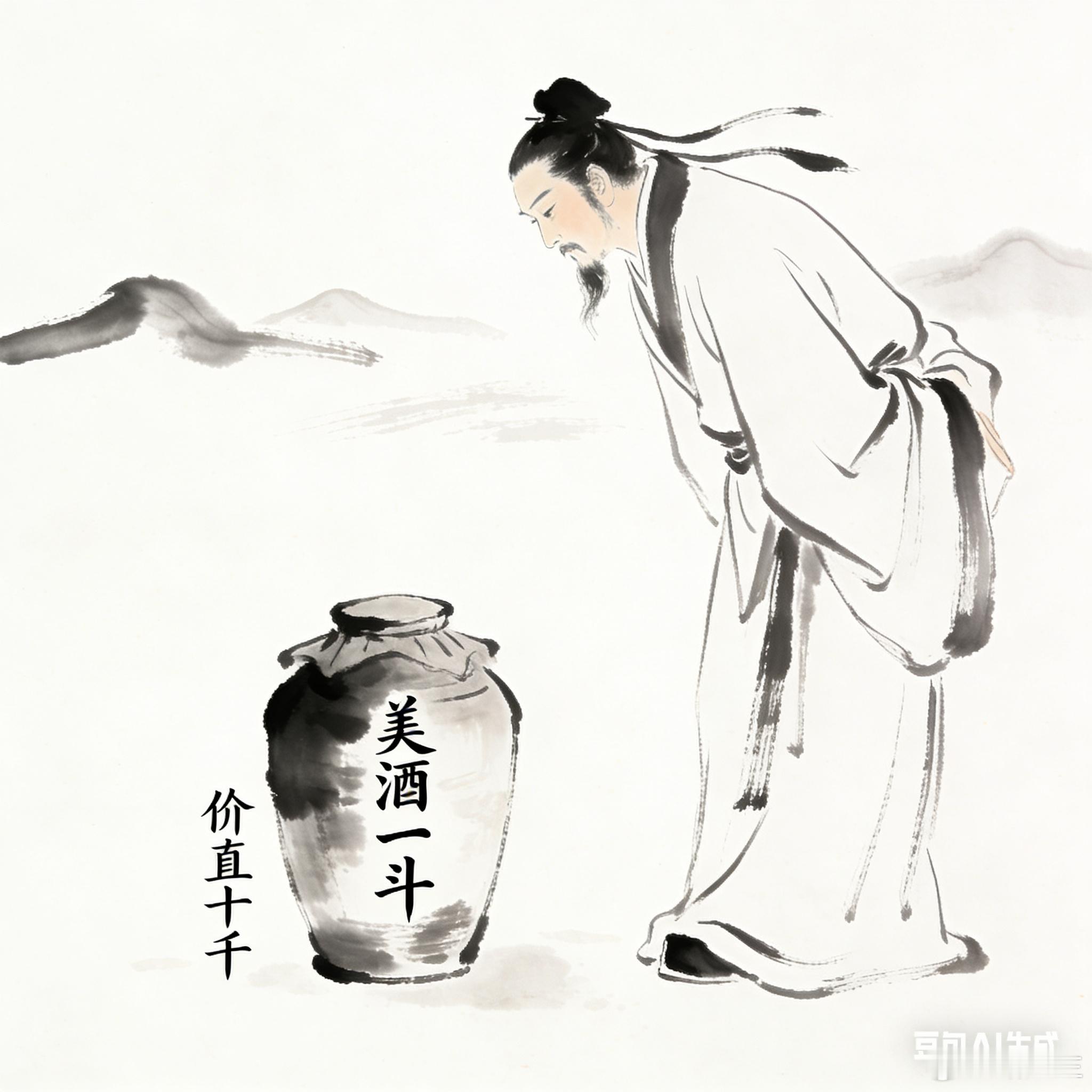 李白诗里的酒为啥总说“十千”，不说“一万”？李白超爱写饮酒诗，而且笔下的美酒价格