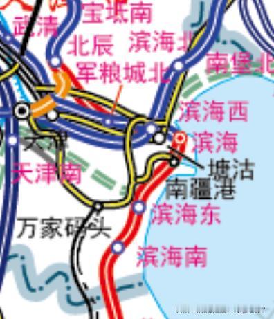 方位完全颠倒！滨海新区三座高铁站命名，外地人看了直接迷路同样带“滨海”，站名