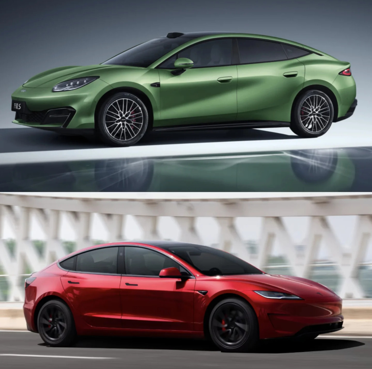 抛开品牌滤镜，方程S是不是比特斯拉Model3更帅更好看？​​​