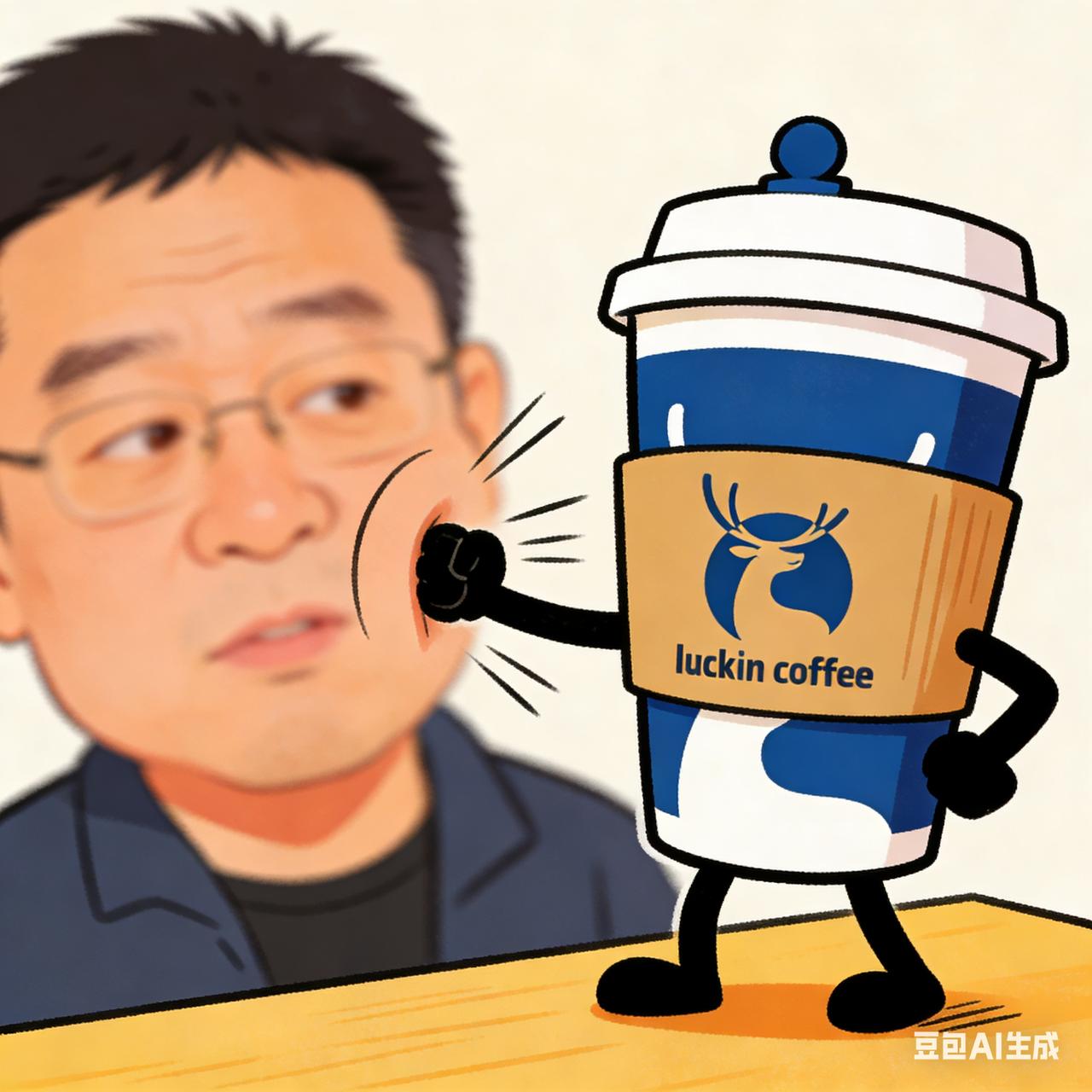 瑞幸咖啡估计现在非常想给罗永浩5个“超大杯”的大比兜[捂脸哭]刚刚接住了多年前的