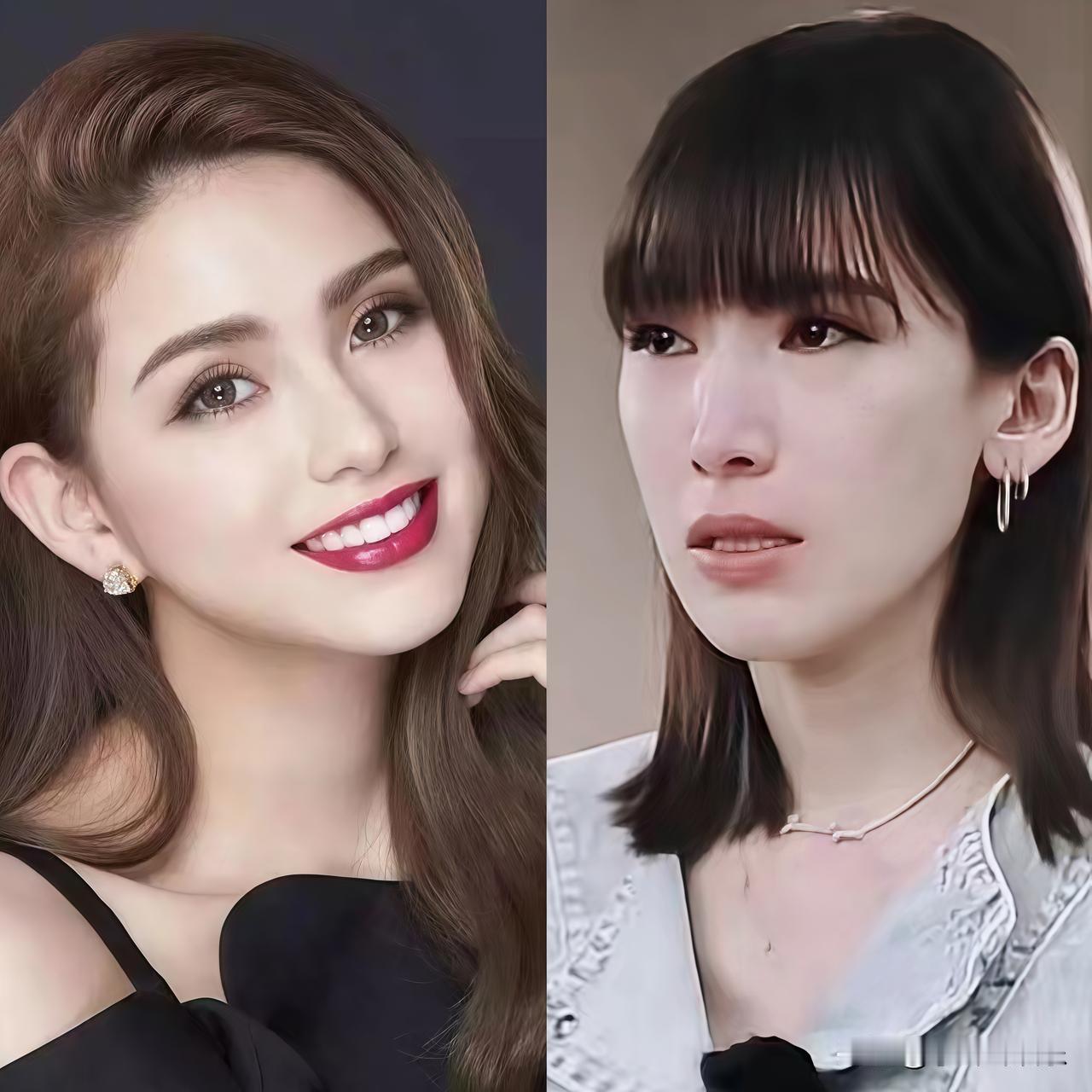 昆凌和陈若仪同样是嫁给比自己大的偶像都是生了三个娃，如今一个笑一个哭，不