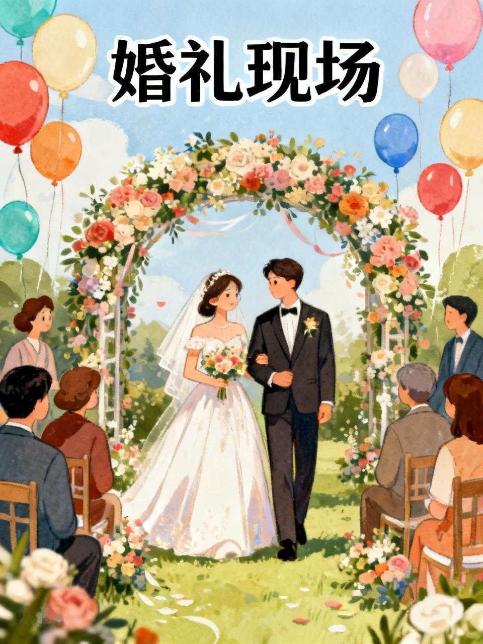 今天局长150cm，170斤重的女儿结婚了，一堆同事一个劲地夸新娘漂亮，天生