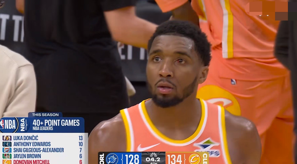 骑士战胜魔术，一场精彩的比赛揭露了三个赢球的功臣。1.米切尔，季后赛即将到来