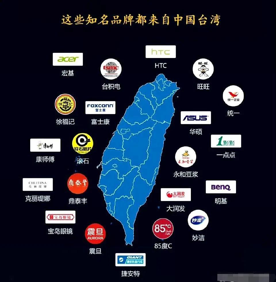 中国台湾和香港的知名品牌对比