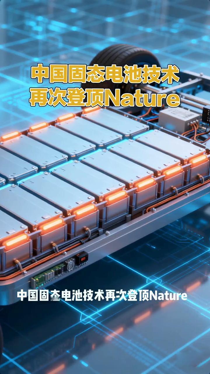 中国固态电池技术再次登顶Nature。中国固态电池技术再次登顶Nature，能