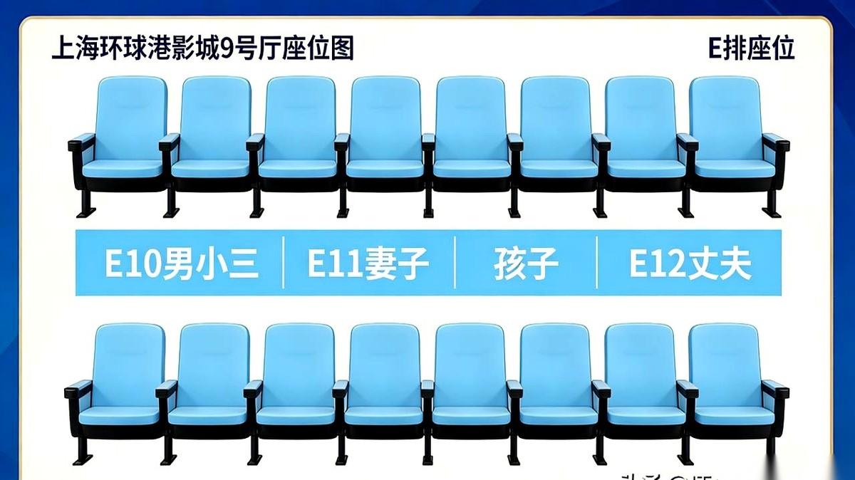 最绝的是什么？最绝的是，孩子就坐在中间。真的，就隔着一个娃。她就敢跟旁边那