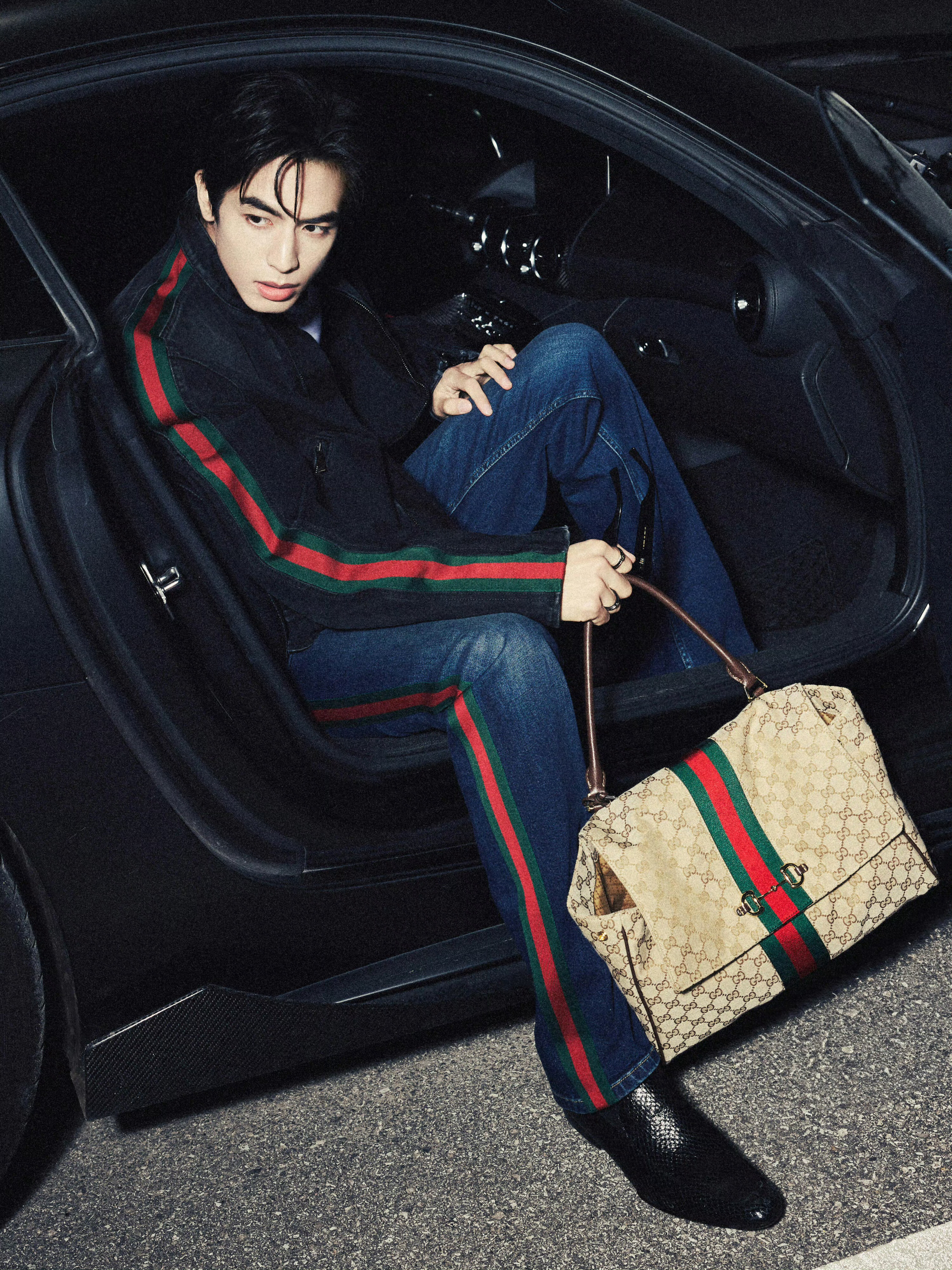 宋威龙×GUCCIPaparazzo系列手袋宣传大片时尚灵感解读风格大赏