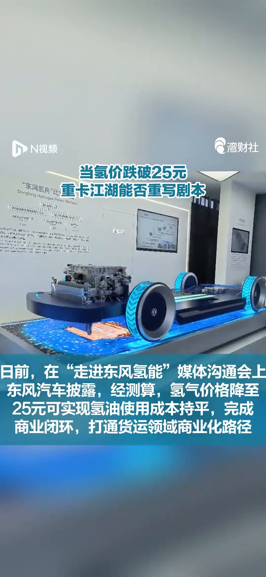 当氢价跌破25元，重卡江湖能否重写剧本？