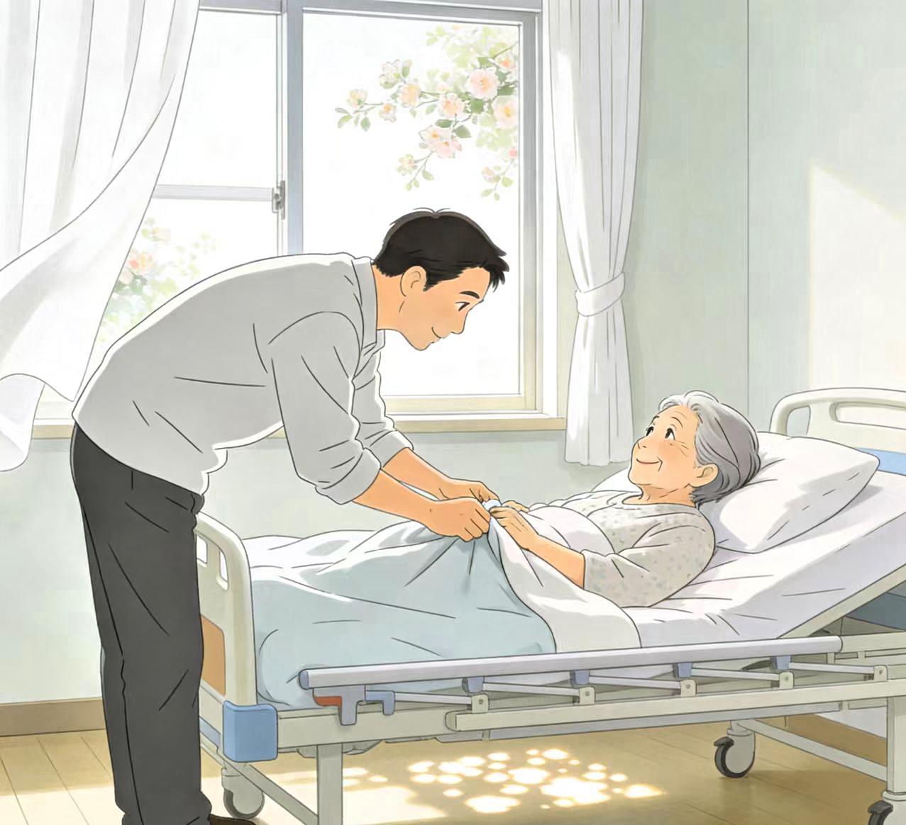 一段非常扎心的话：”只要你去伺候，一个屎尿屁都不能自理的老人，不用多，就俩