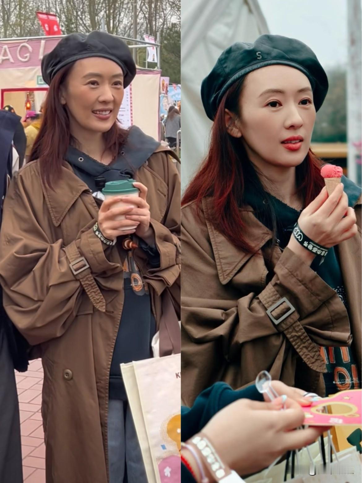 童谣一下子变成中年人了！这是什么妆，感觉刚去完黄土高坡一样比章子怡还像章子怡