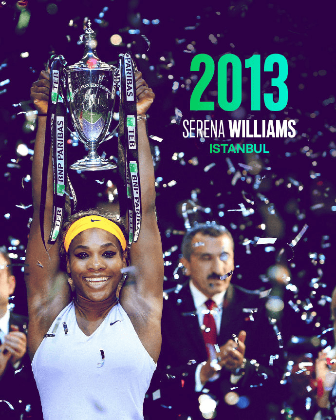 WTA年终总决赛明日开赛, 一起回顾2013年以来的历届冠军