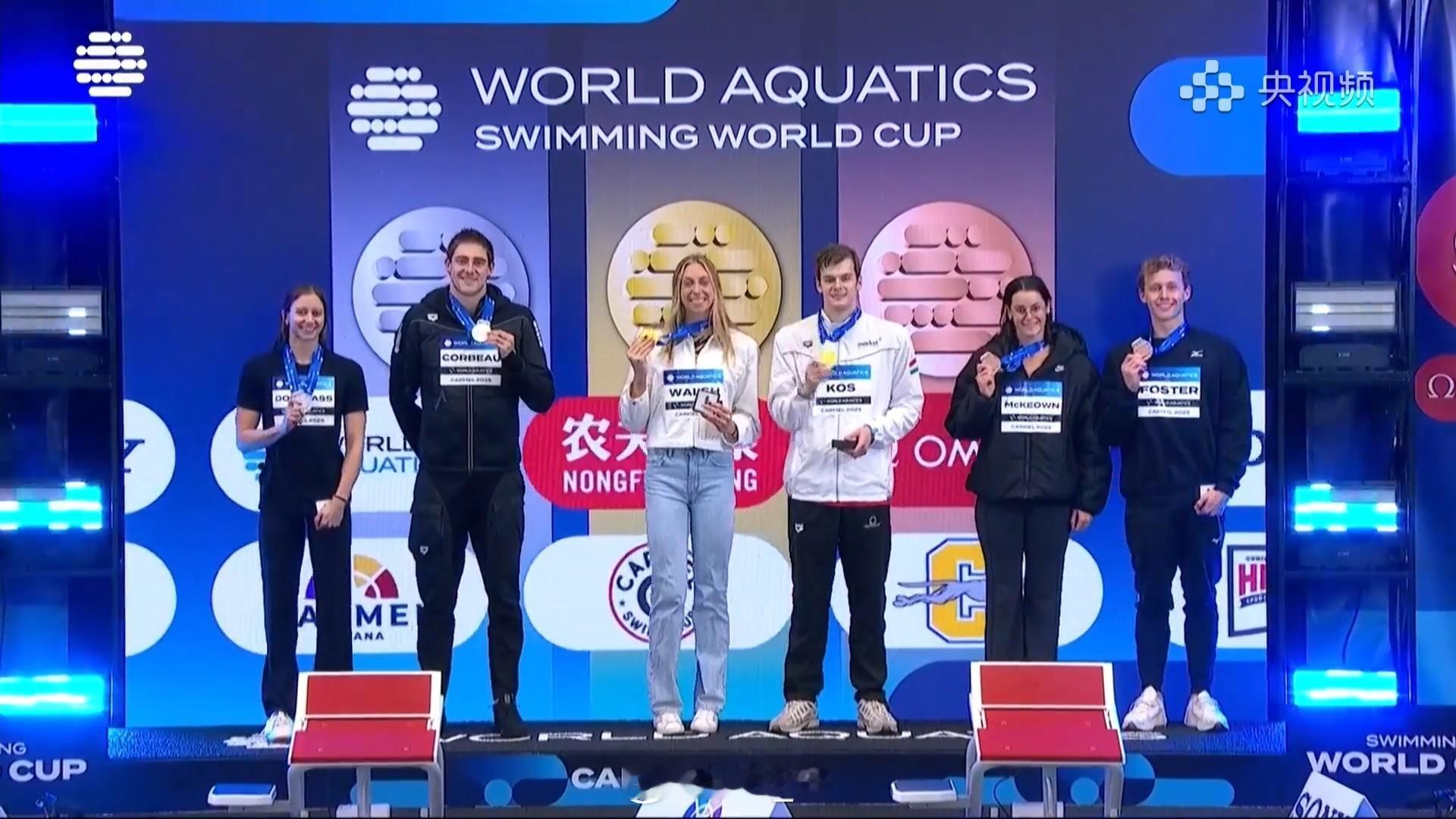 短池游泳世界杯卡梅尔站本站MVP：🇺🇸GretchenWalsh&?