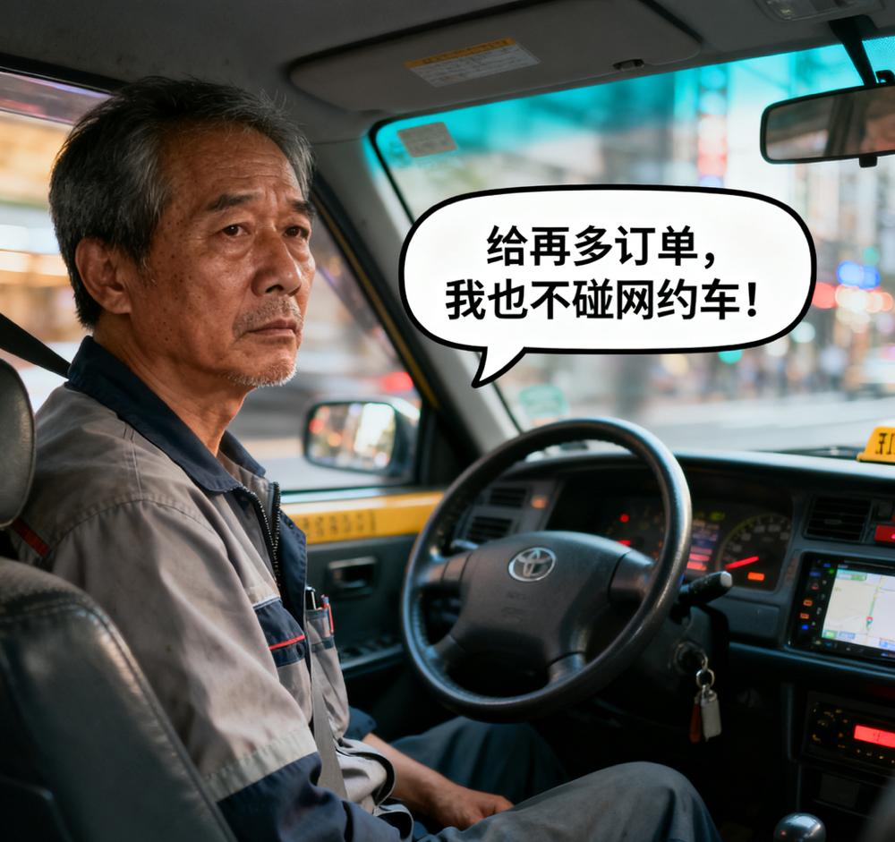 开出租的表叔说：给再多订单，我也不碰网约车！前几天跟表叔聊天，他开出租12年