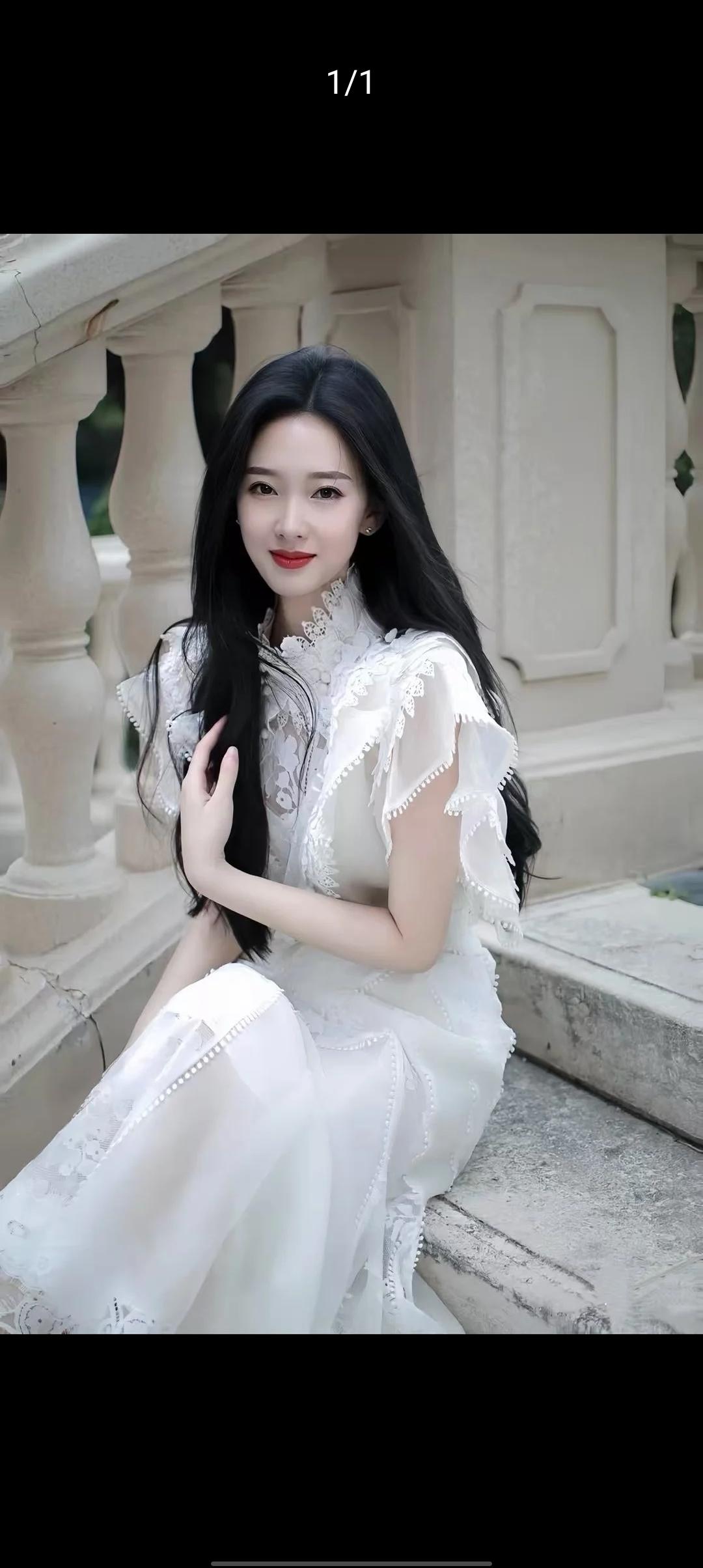 白衣飘飘步青阶，红柱映影入画来。晒图笔记大赛什么样的穿搭可以成为气质女神?记