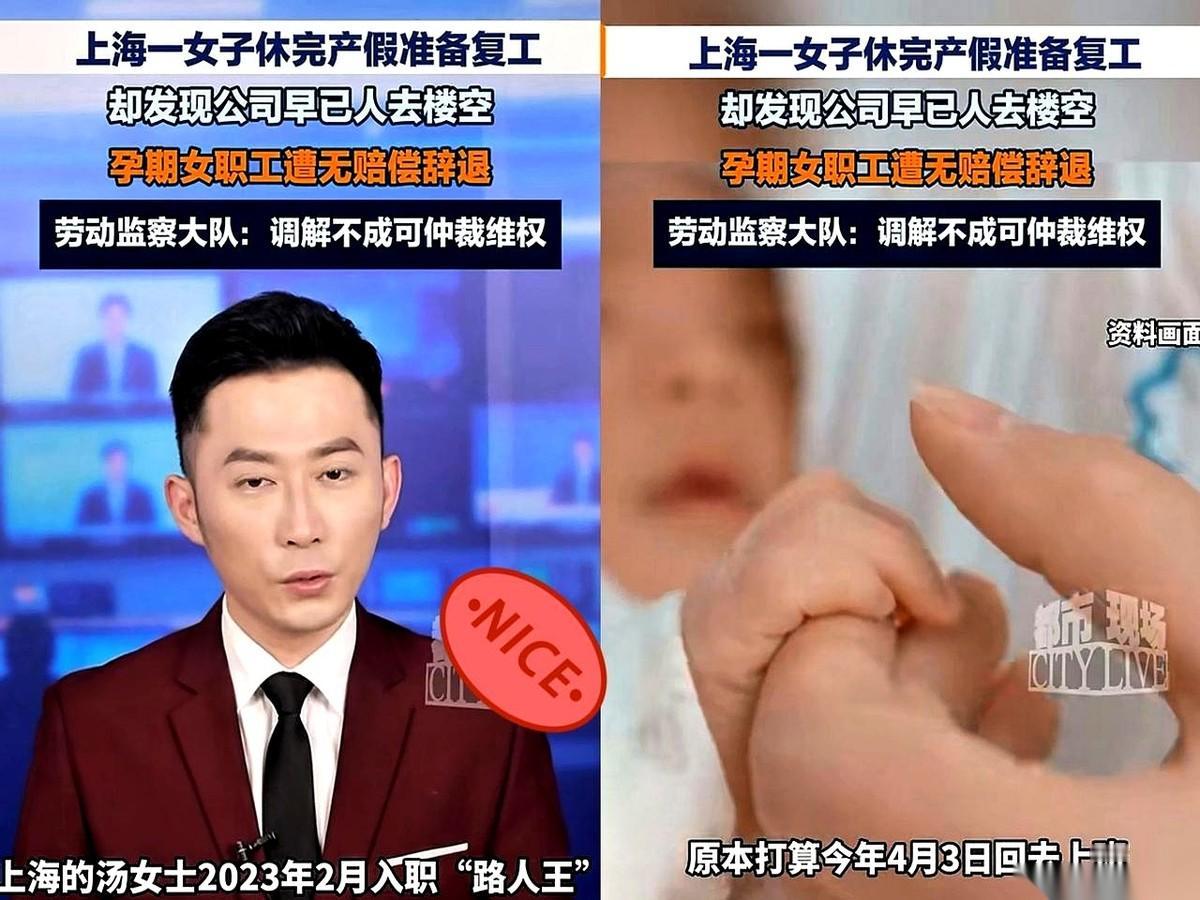 上海一个女人，休了九个月产假，准备回去上班。她给领导发消息，汇报复工事宜。已发